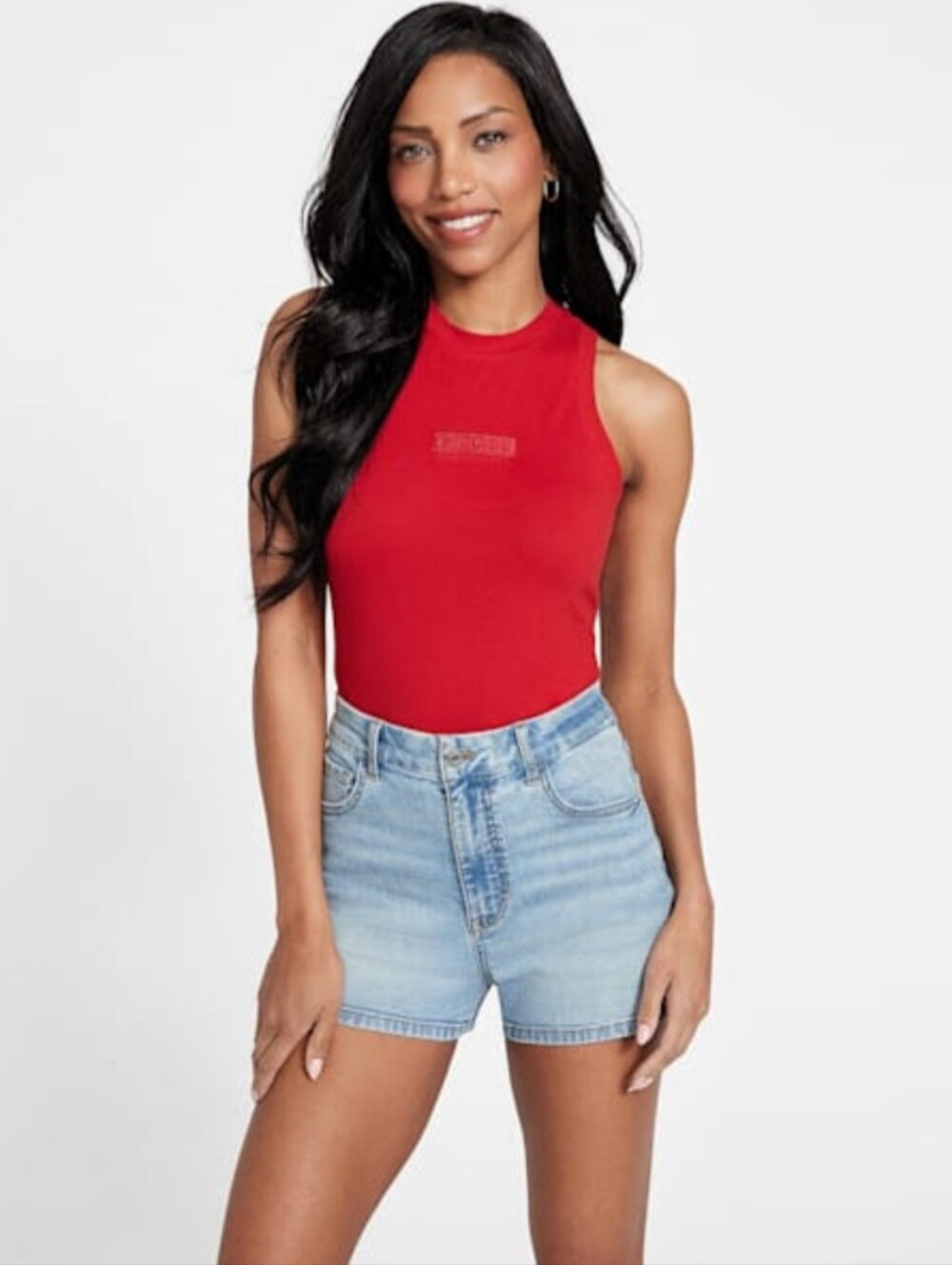 *NWOT* Guess Eco Hula Tank Top (Spicy Red)